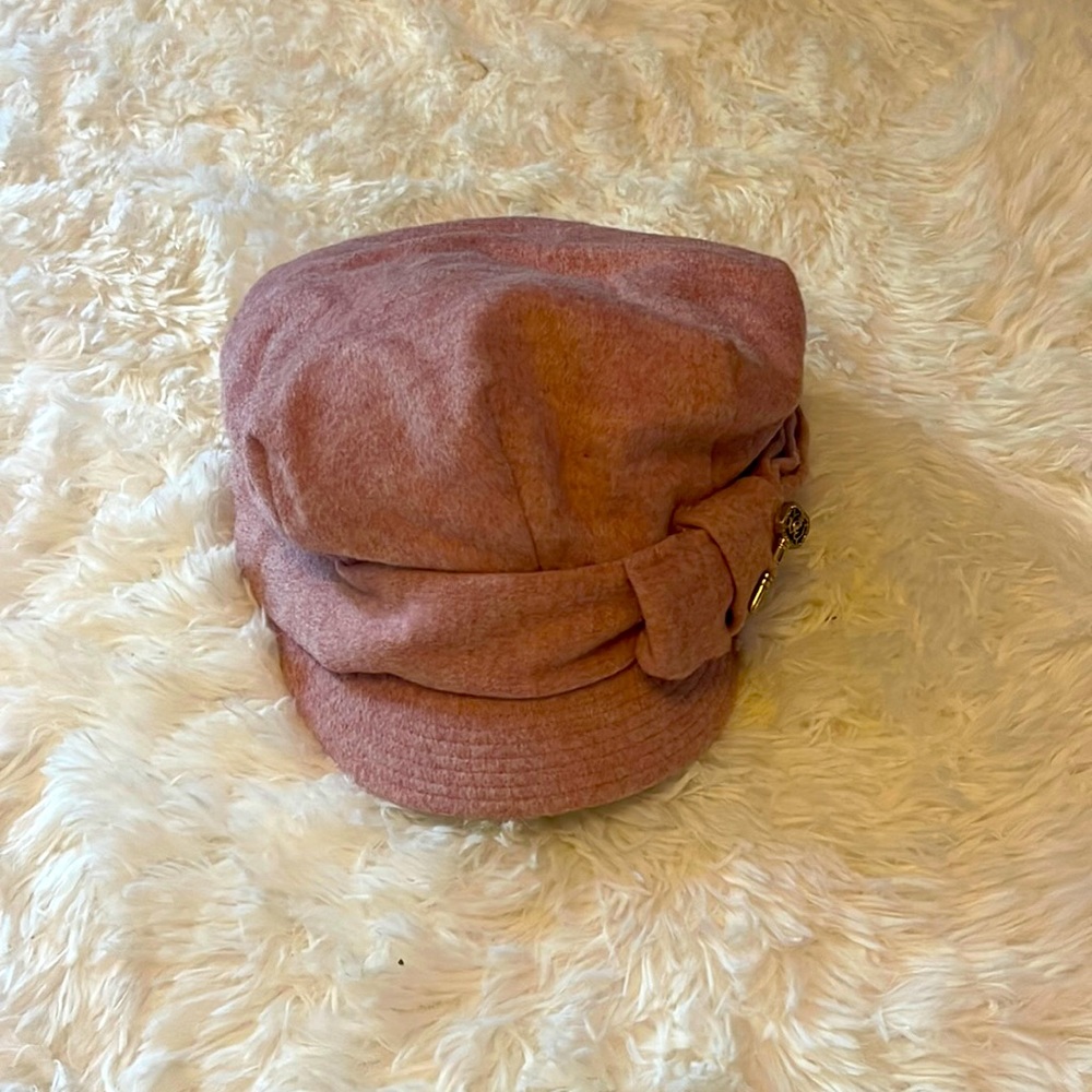 Wool JUICY, shade of pink hat! So cute!!  Warm SZ OS Juicy Couture